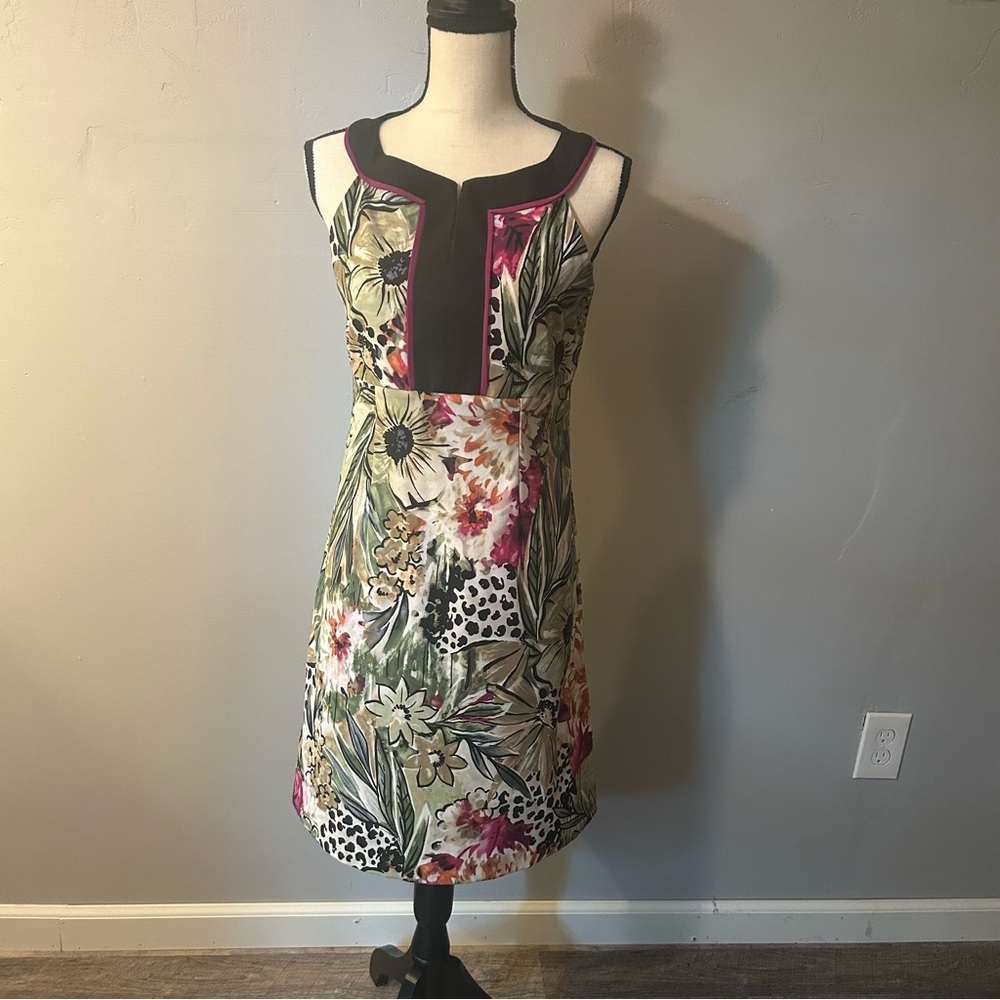 Alyx Limited Floral Multicolor Dress Size 6 Office Wear Business Dressy